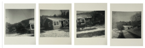 Isabella Deep, “Cabin of Memories”, 2022, 120mm 1950's KODAK Verichrome film, darkroom print on ILFORD fiber paper, dry mounted on archival matboard, 11 x 14 in. Katie Riley, “Void and Chasm”, 2023, Plaster, cardboard, acrylic paint, hot glue, 29.5 in. tall. Honorable Mentioned & Hunts Photo&Video gift card winner.